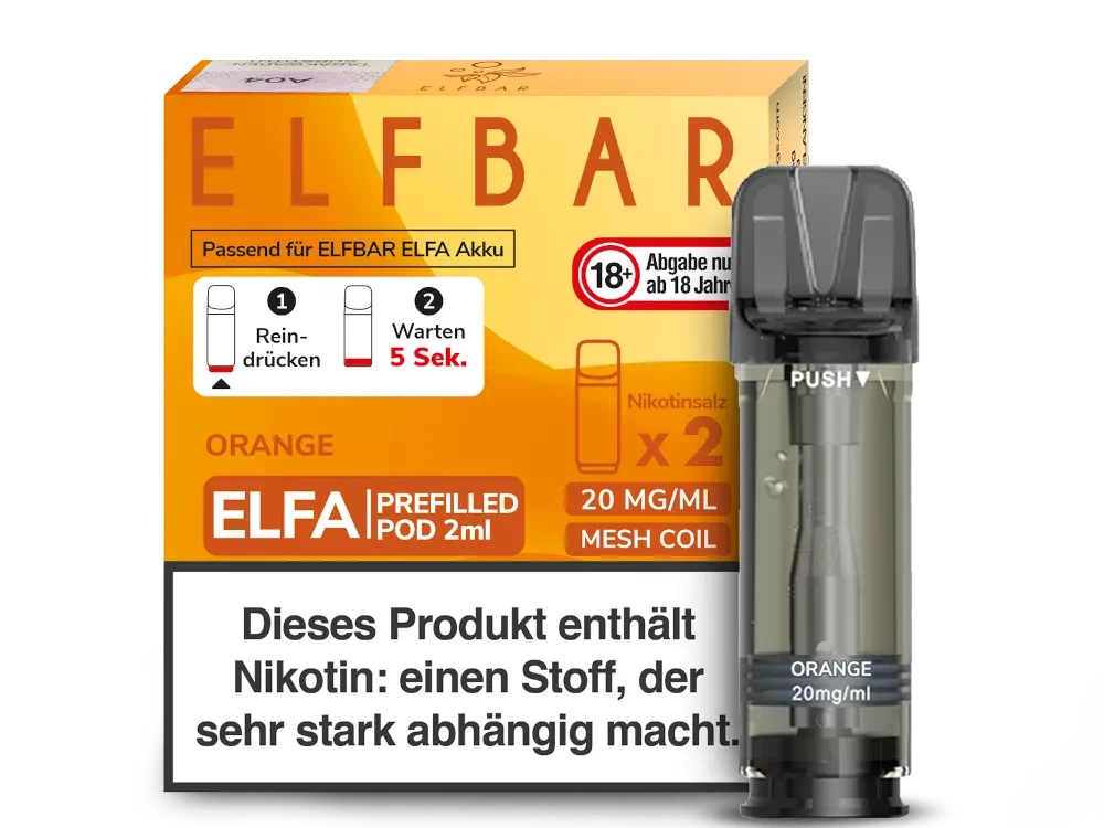 ELFBAR ELFA Pod 2er Pack 20mg/ml - verschiedene Sorten Elfbar